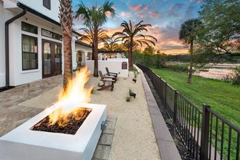 Outdoor Lounge Firepit at Town Trelago, Maitland, 32751